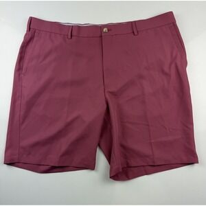 Peter Millar Men's Pink Golf Shorts Size 40 Performance Stretch Casual Bermuda